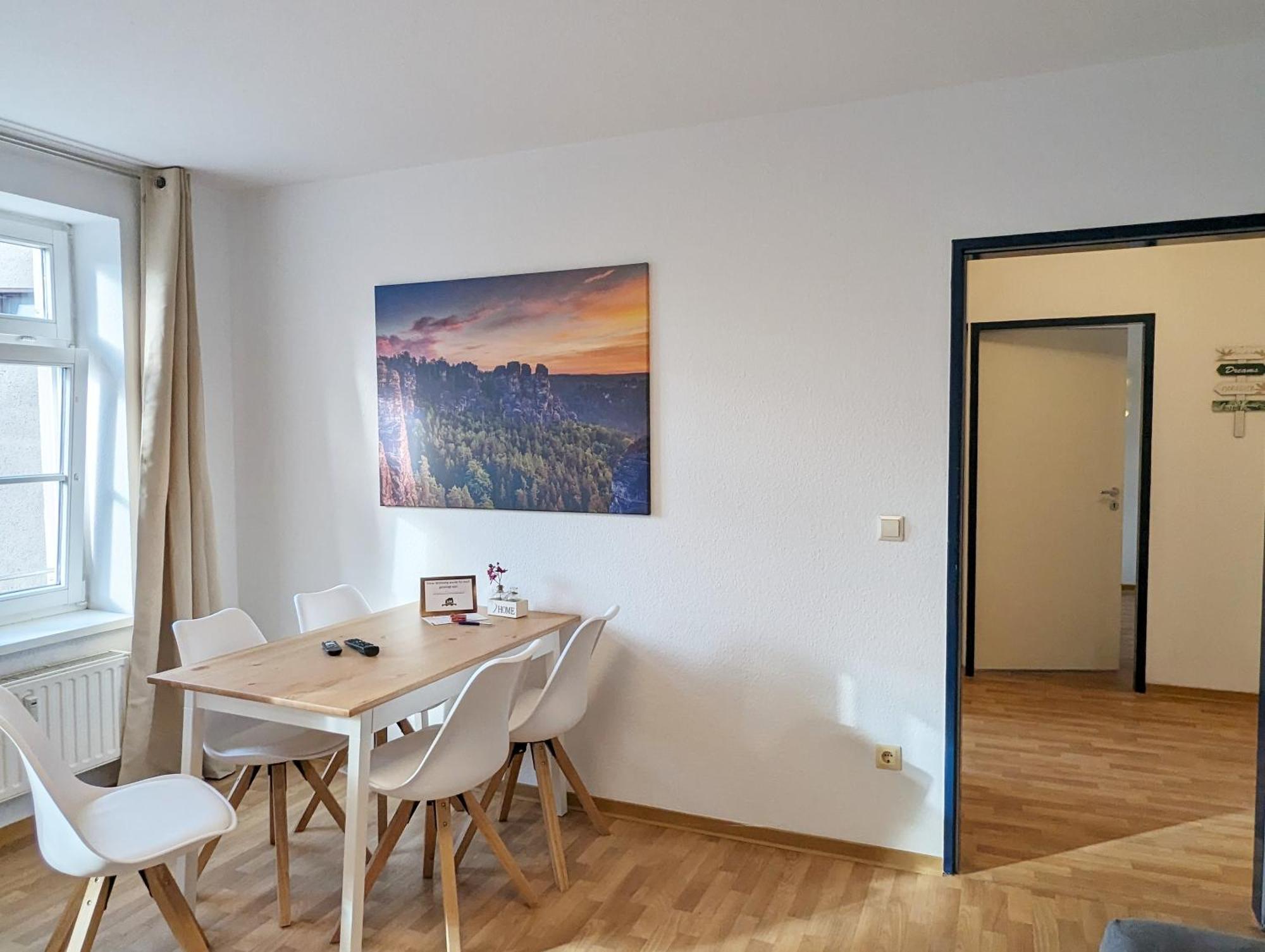 F4 - Urlaubsmagie - Grosse Wohnung Fuer Bis Zu 10 Personen Sebnitz Exterior photo