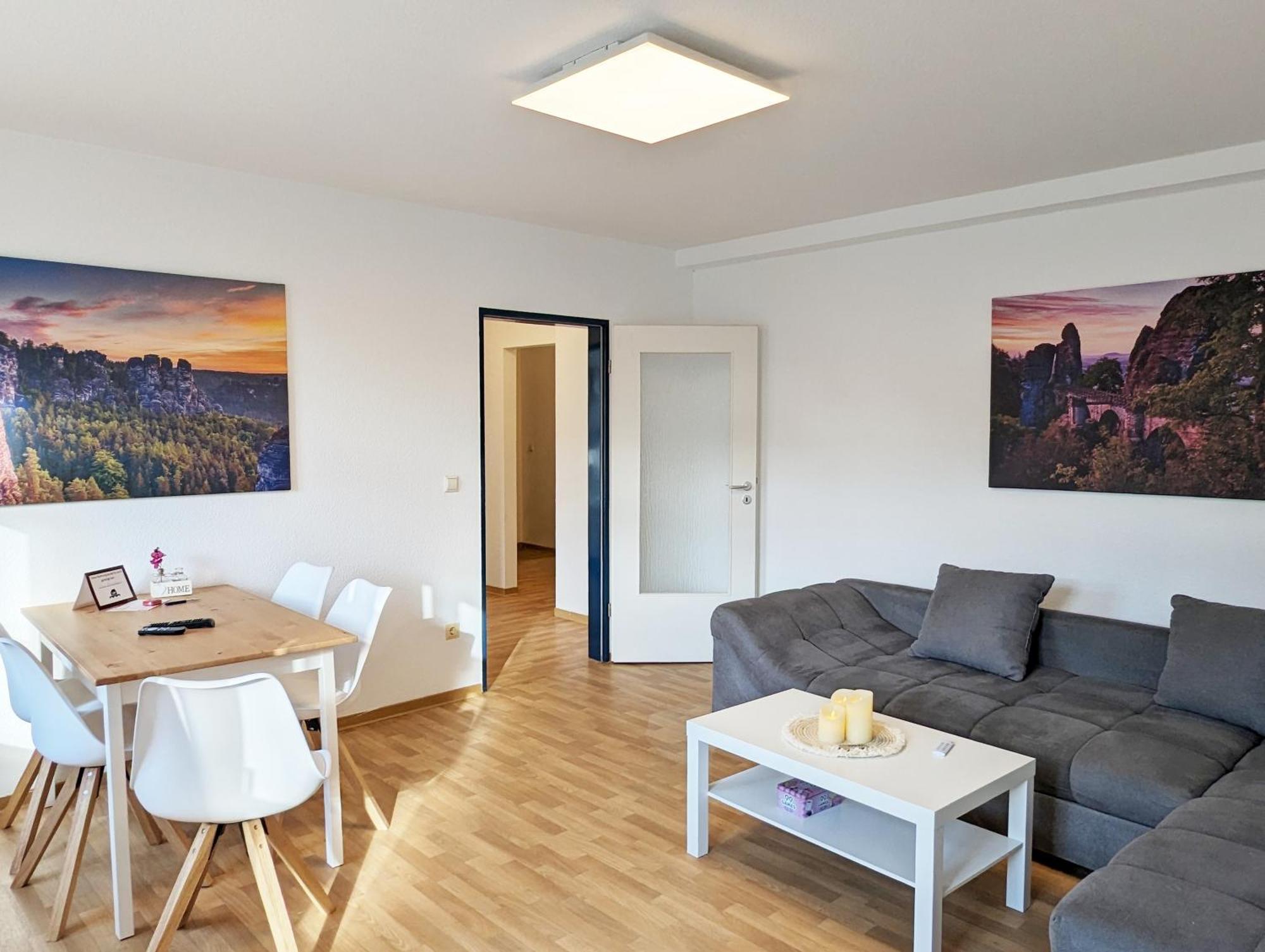 F4 - Urlaubsmagie - Grosse Wohnung Fuer Bis Zu 10 Personen Sebnitz Exterior photo